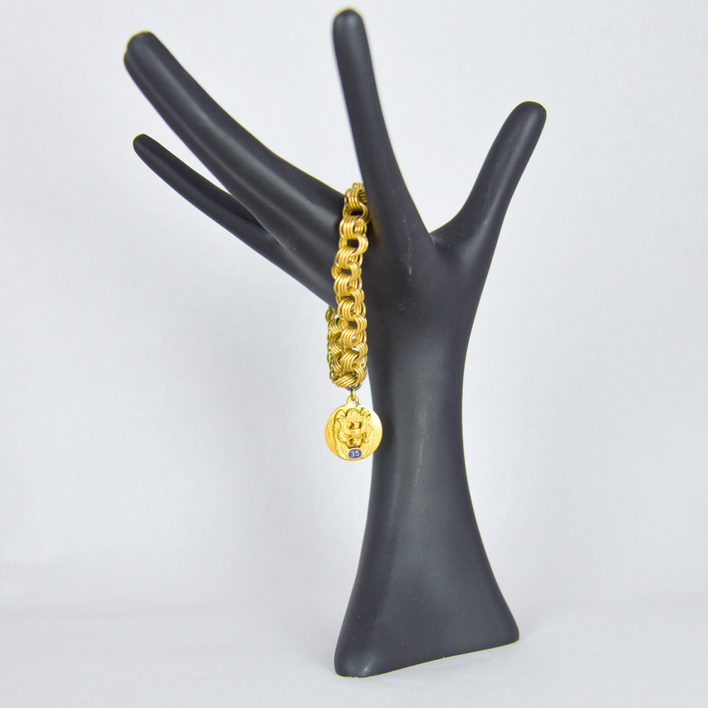 1960s His Lordship 12 KT GF 35 Years Army Bracelet